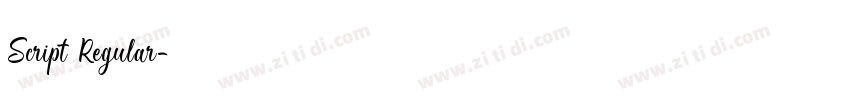 Script Regular字体转换 Script Regular字体转换